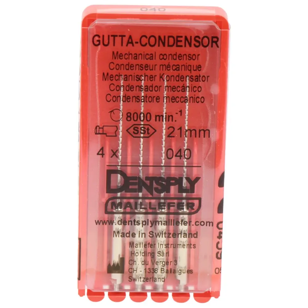 Dentsply Sirona Gutta-Condensor - Packung 4 Stück 21 mm, ISO 040