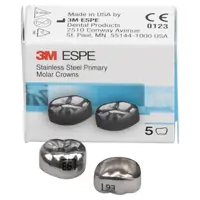 3M Espe Dental Products Edelstahl-Kronen E-LR-6 Pa 5