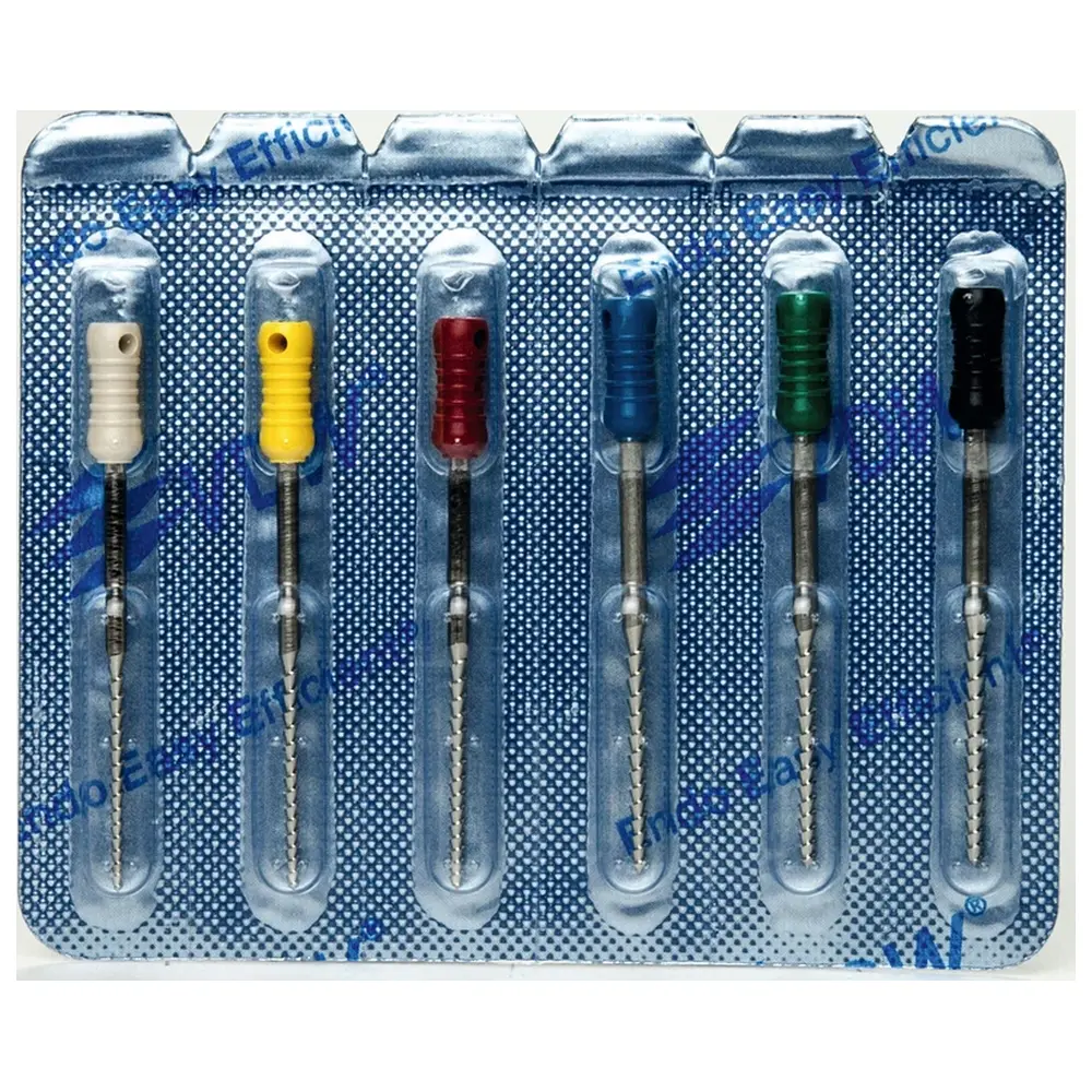 VDW STERILE Hedstroem Feilen - Sortiment 6 Stück 31 mm ISO 090-140