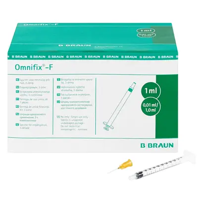 B. Braun Deutschland GmbH & Co. KG Omnifix Duo Feindosierung, 3-teilig Pa 100x1ml