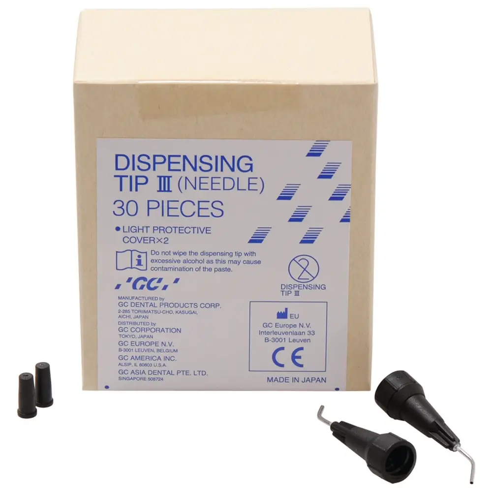 GC Dispensing Tip III - Packung 30 Stück Metall