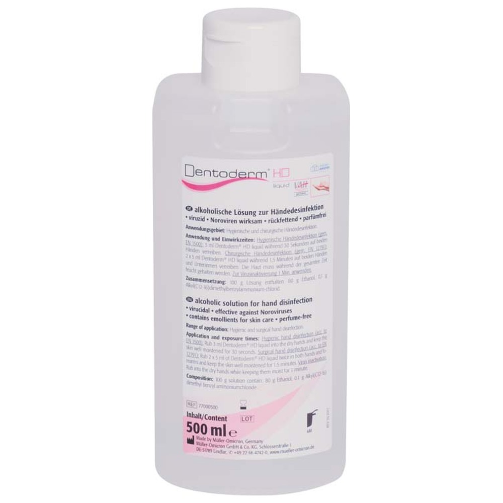 Müller-Omicron Dentoderm® HD liquid - Flasche 500 ml Müller-Omicron Dentoderm® HD liquid - Flasche 500 ml