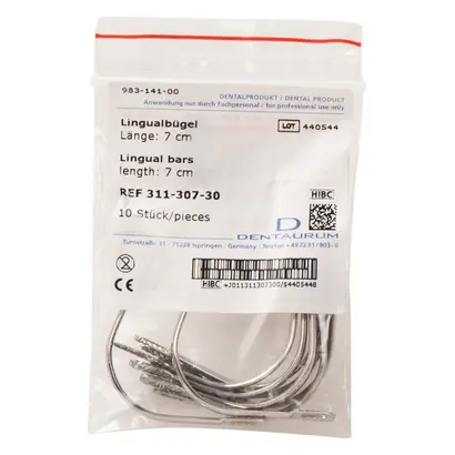 Dentaurum GmbH & Co. KG Lingualbügel 7cm Pa 10