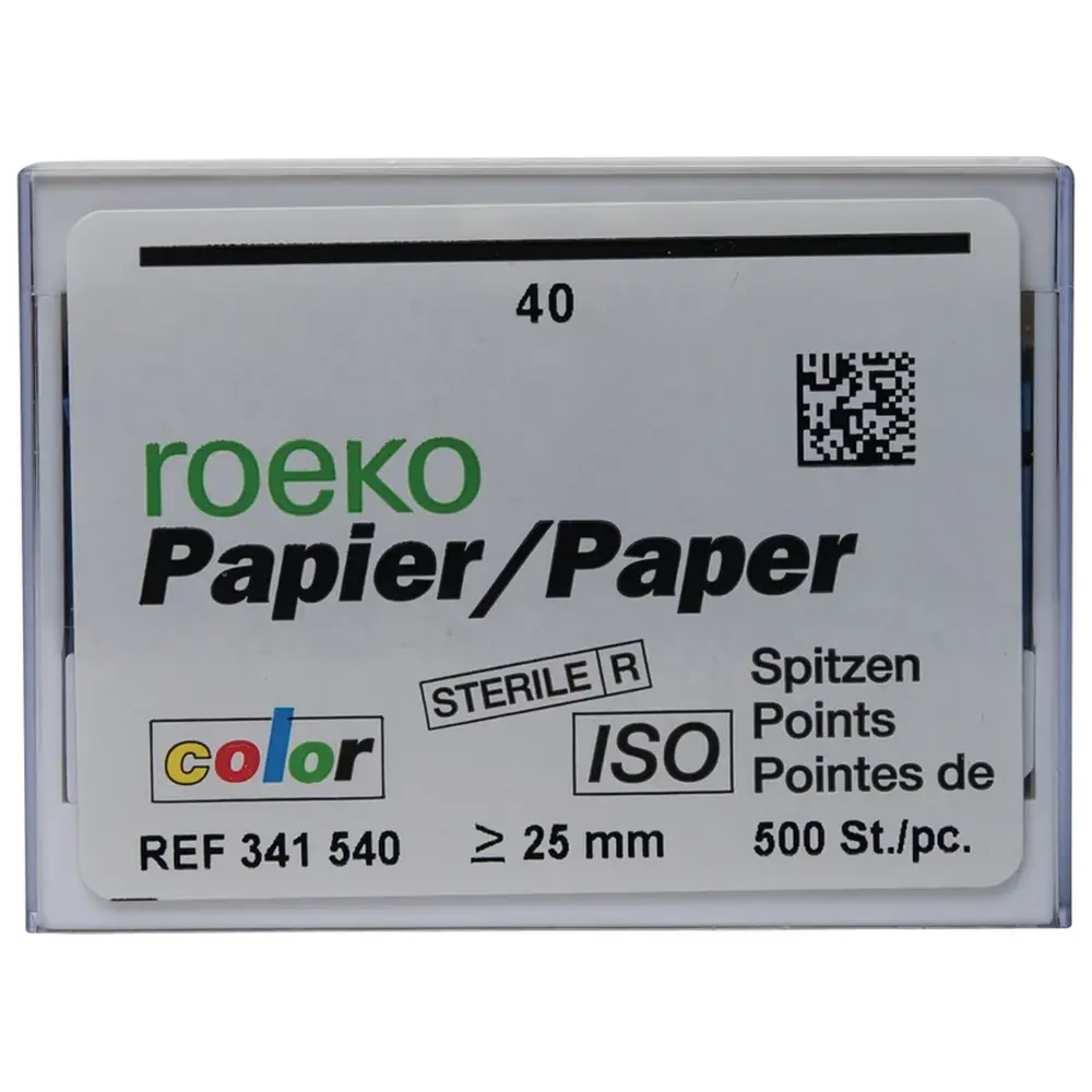 52544_roeko_Papier_Spitzen_Color__Packung_500_Stueck_ISO_040 COLTENE roeko Papier Spitzen Color - Packung 500 Stück ISO 040