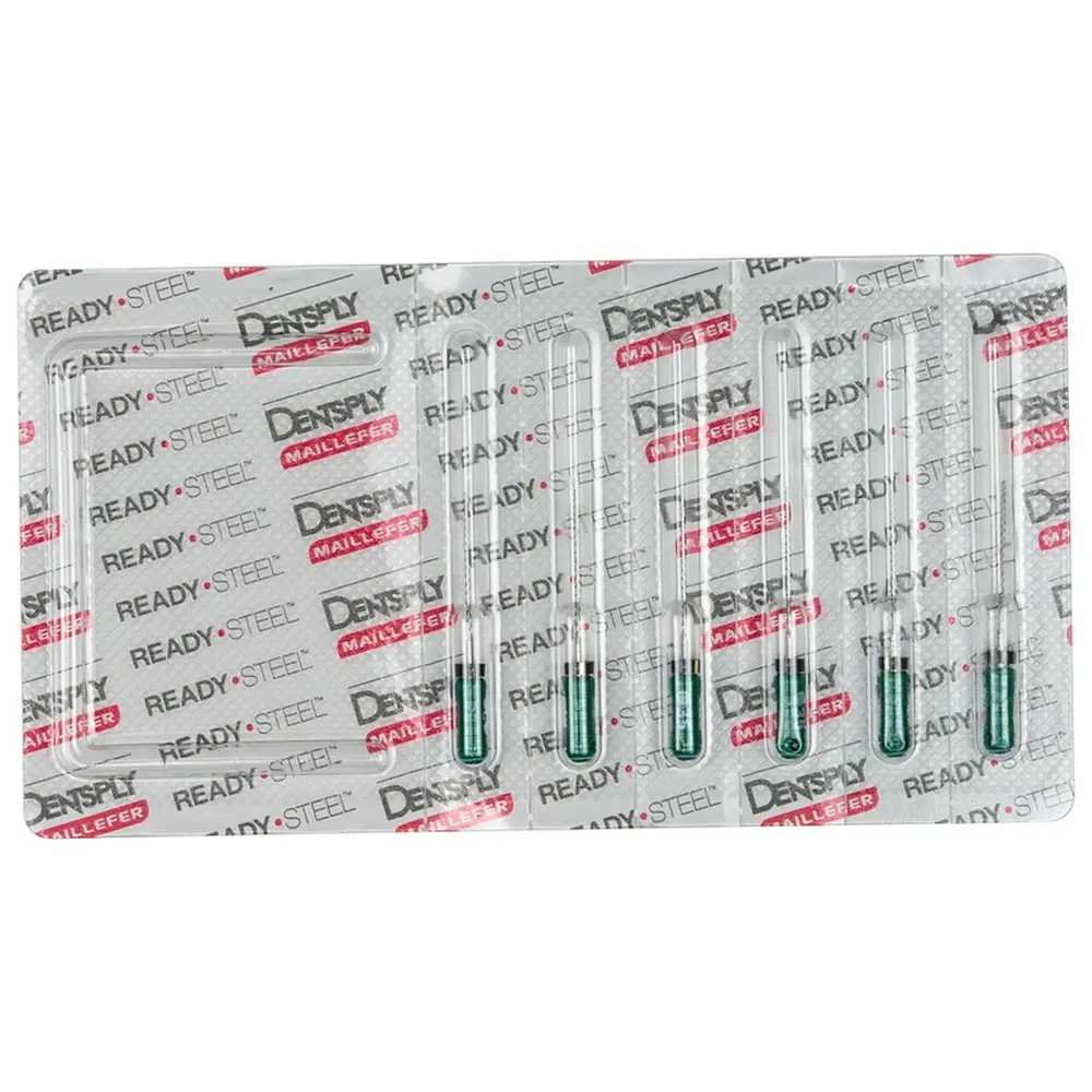 Dentsply Sirona READYSTEEL Hedstroem Files - Packung 6 Stück 21 mm ISO 035