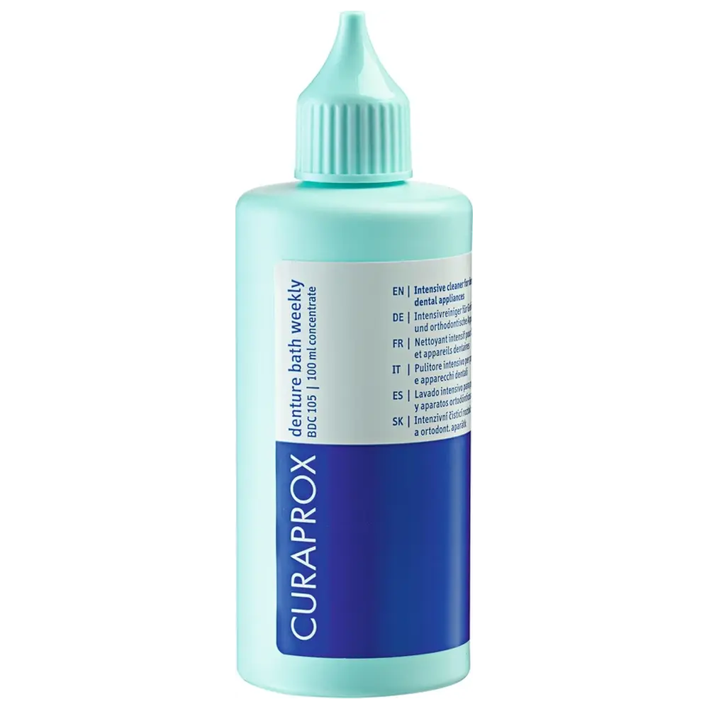 37919_CURAPROX_BDC__Flasche_100_ml_ProthesenReinigungsliquid_weekly Curaden CURAPROX BDC - Flasche 100 ml Prothesen-Reinigungsliquid weekly
