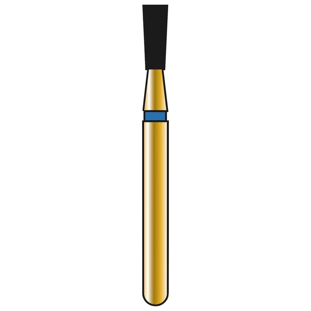 COLTENE DIATECH Diamanten G807 - Packung 5 Stück blau mittel (M), FG, Figur 225 umgekehrter Kegel, 4 mm, ISO 016