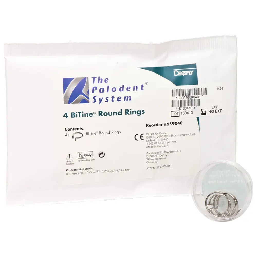 Dentsply Sirona Palodent® Teilmatrizensystem - Nachfüllpackung 4 BiTine Ringe rund