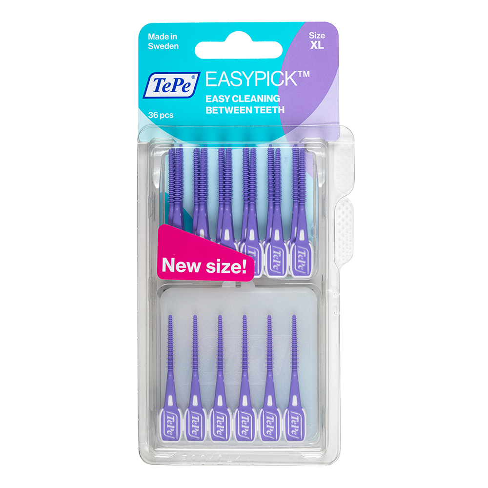 TePe EasyPick XL lila Blister 36St +Etui