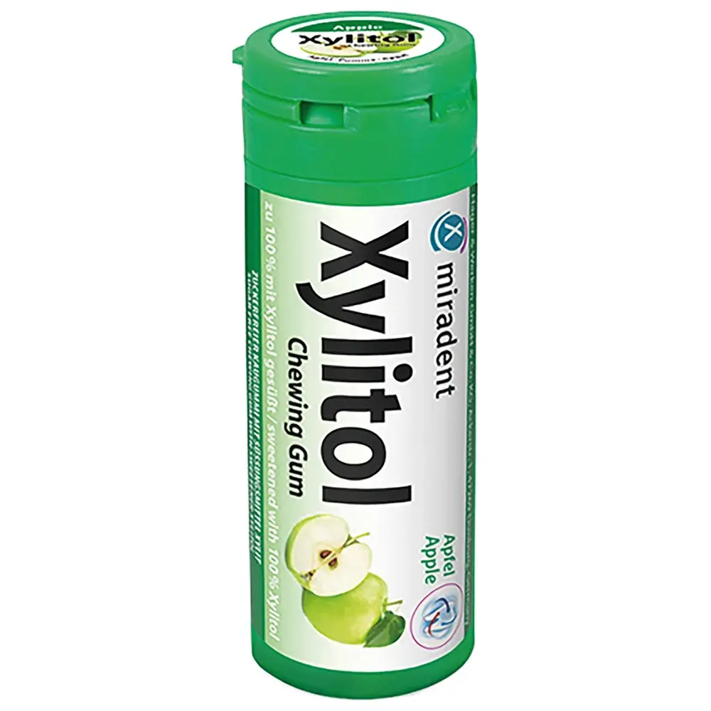 Hager & Werken Xylitol Chewing Gum - Dose 30 Stück Apfel