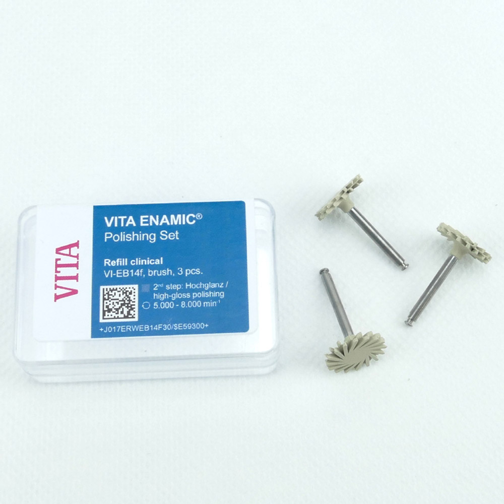 Polierinstrum. Brush VI-EB 14f grau 3St