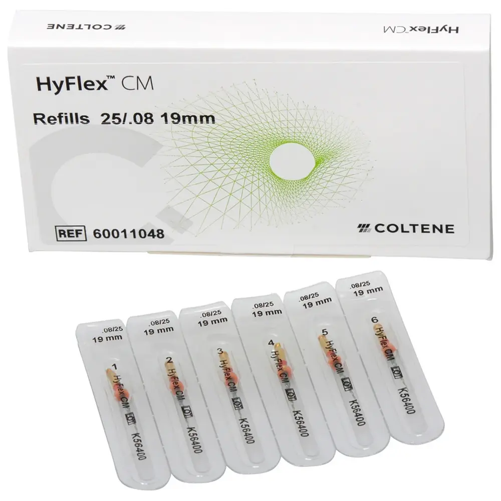 COLTENE HyFlex® CM - Packung 6 Stück 19 mm, Taper.08 ISO 025