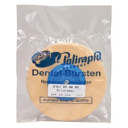 Polirapid Dr. Montemerlo GmbH & Co. KG Leder-Schwabbel 21b/85mm m.KK St Polirapid Dr. Montemerlo GmbH & Co. KG Leder-Schwabbel 21b/85mm m.KK St