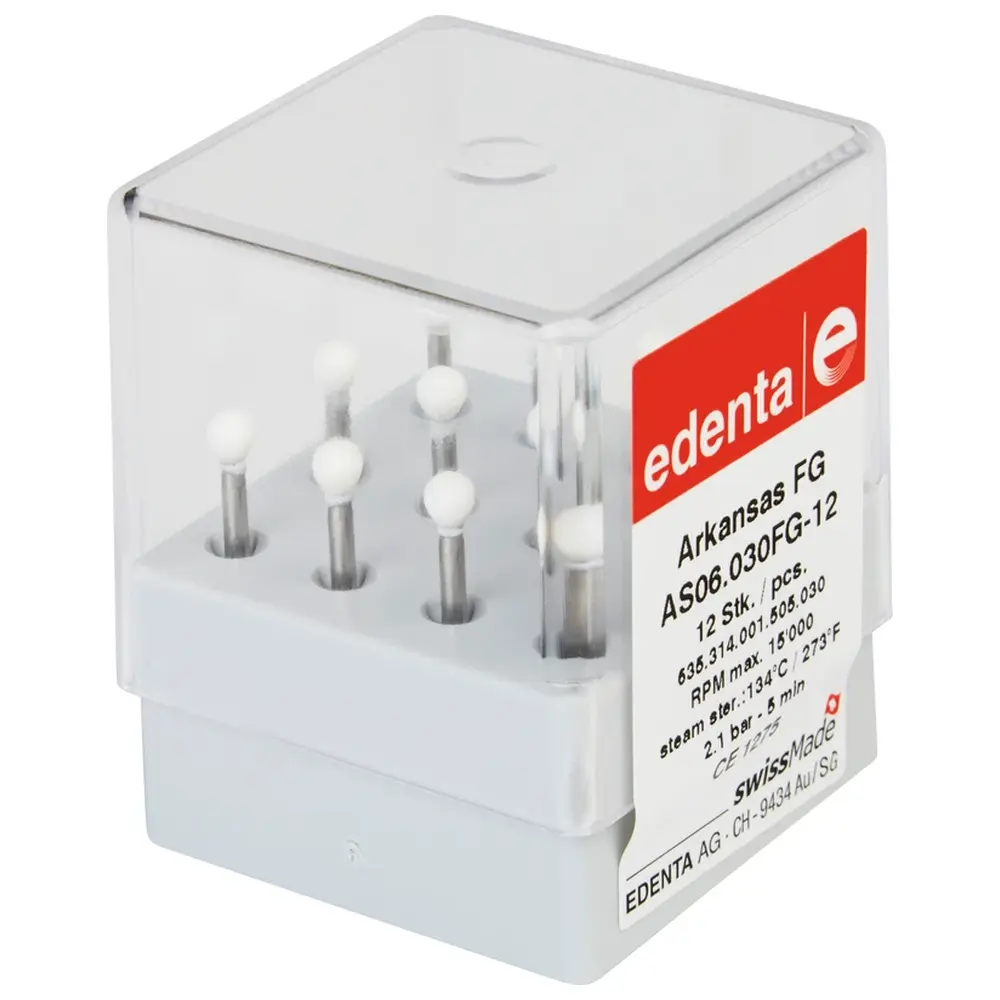 Edenta ARKANSAS - Packung 12 Stück FG, Figur 001, ISO 030