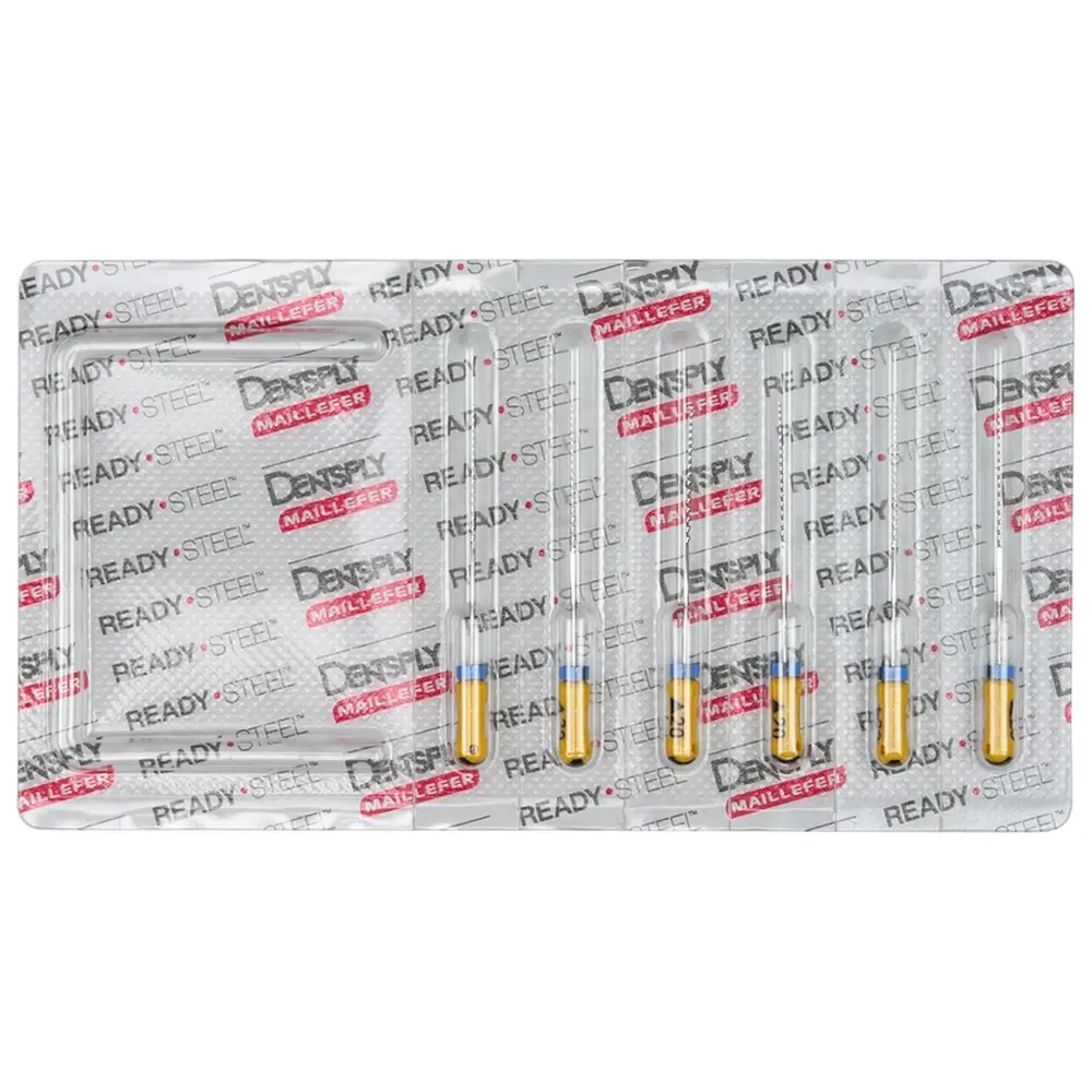 Dentsply Sirona READYSTEEL K-Flexoreamers - Packung 6 Stück 31 mm ISO 020