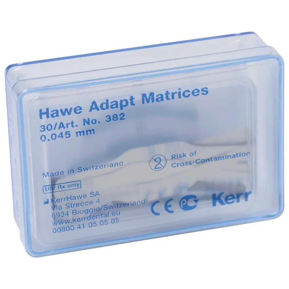 Kerr Adapt™ Matrizen - Nachfüllpackung 30 Matrizen Stärke 0,045 mm dick, Form 382