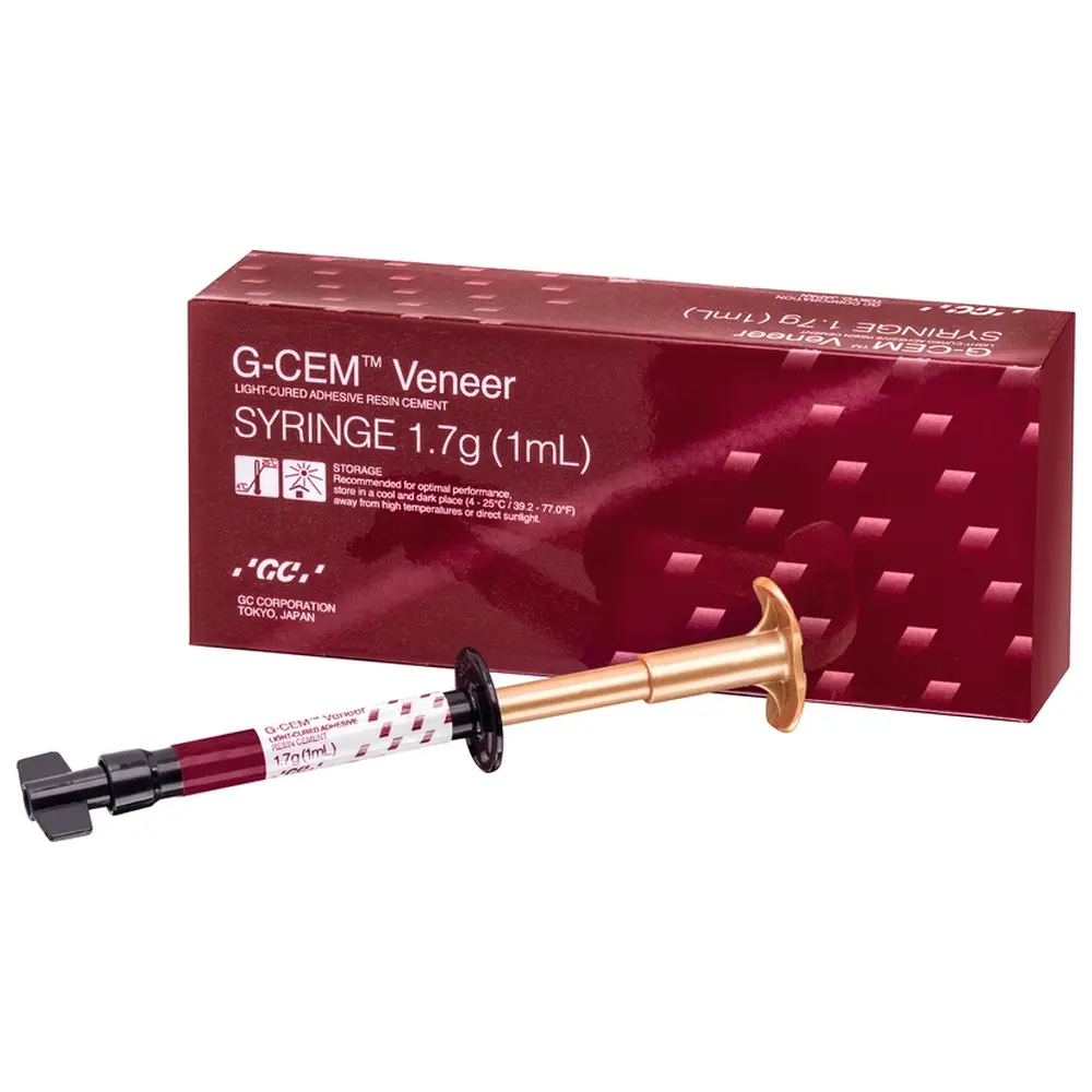 GC G-CEM™ Veneer - Packung 1 ml/1,7 g Spritze Opak, 10 Tips Metall