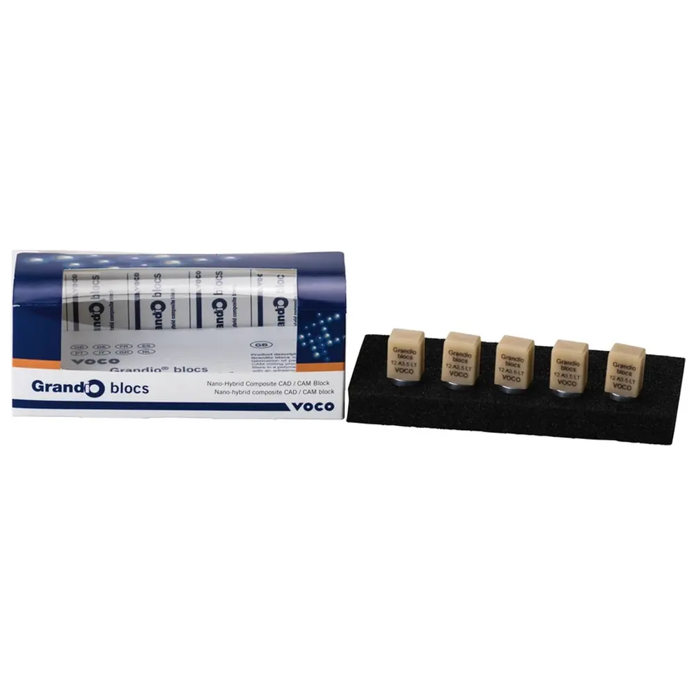 VOCO Grandio® blocs - Packung 5 Stück Gr. 12, A3,5 LT