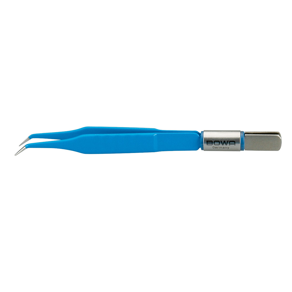 LHF Bipolar-Pinzette gekröpft 160mm St