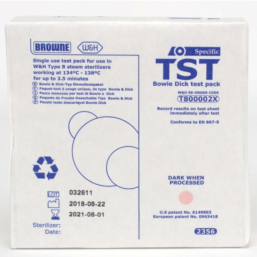 Bowie & Dick Test Packung