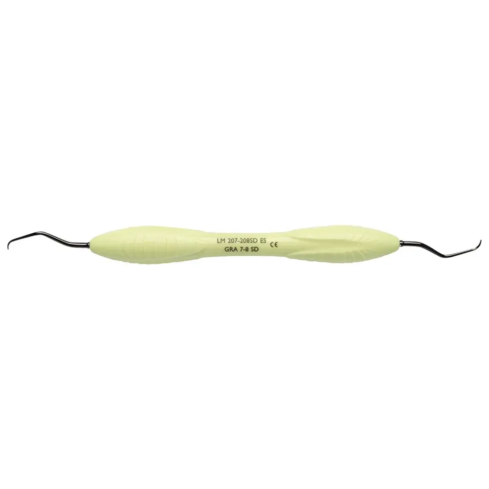 Medicom LM Sharp Diamond™ Gracey Standard - Stück Figur 7/8, Präm./Molaren, grün, LM-ErgoSense®-Griff