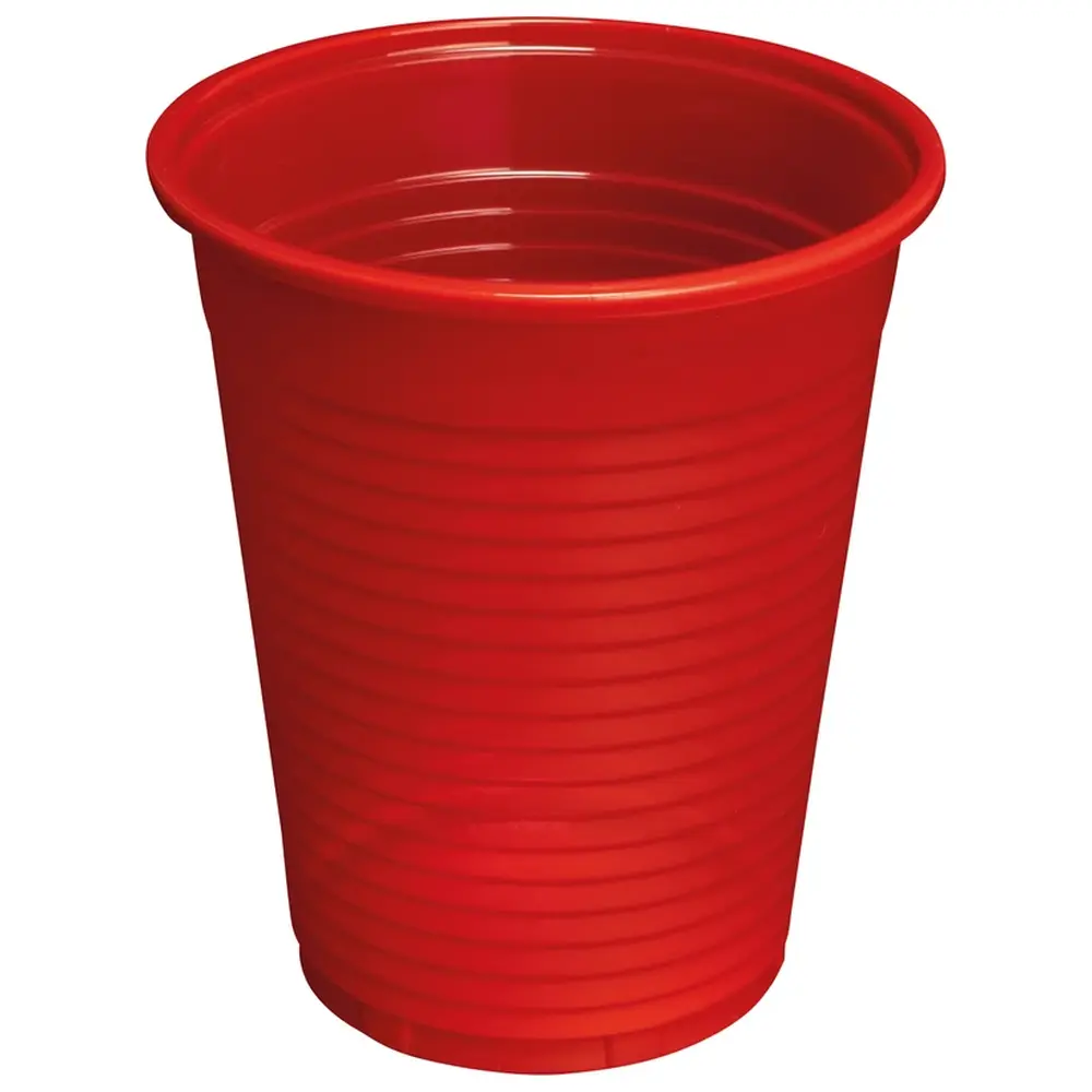 Euronda Monoart® Mundspülbecher - Karton 1.000 Stück rot, 180 ml