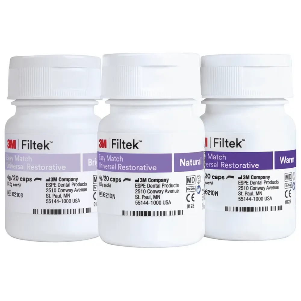 Solventum Dental Solutions Filtek™ Easy Match Universal Komposit - Intro Kit 60 x 0,2 g Kapsel (bright, natural, warm)