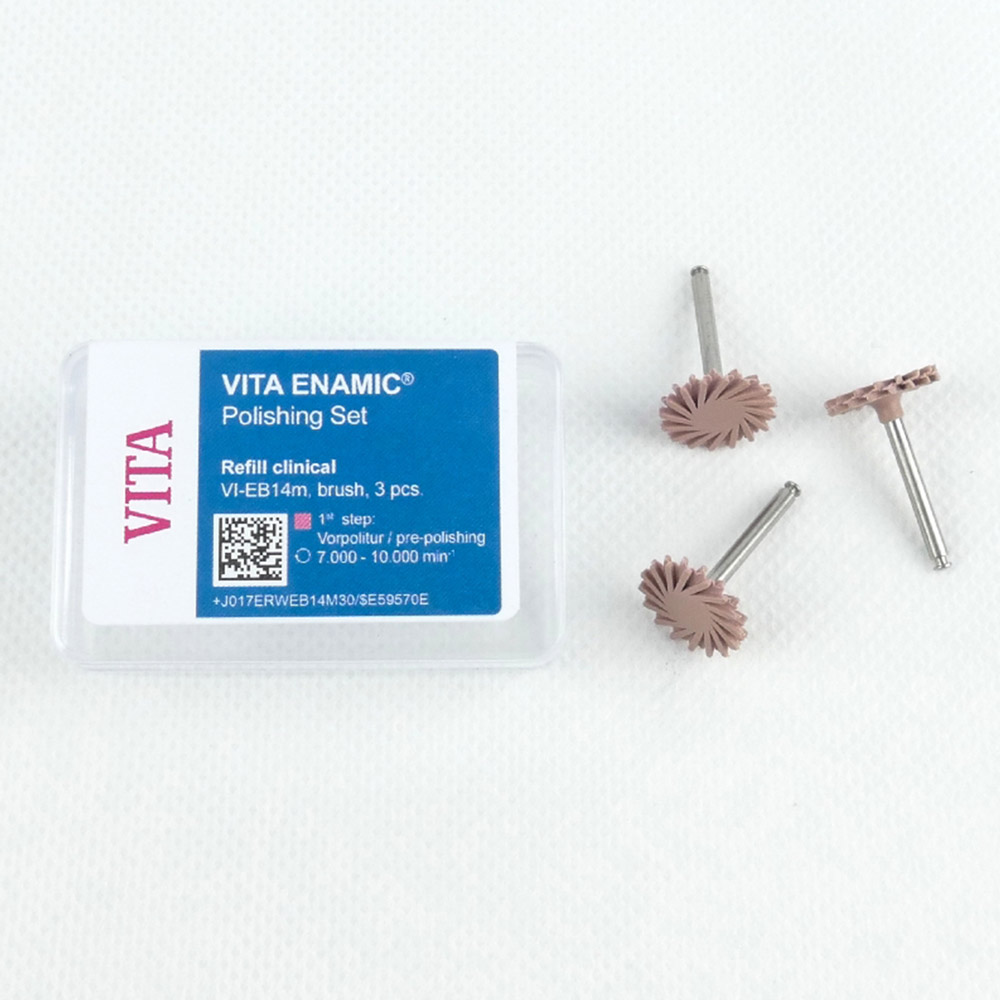 Polierinstrum. Brush VI-EB 14m pink 3St