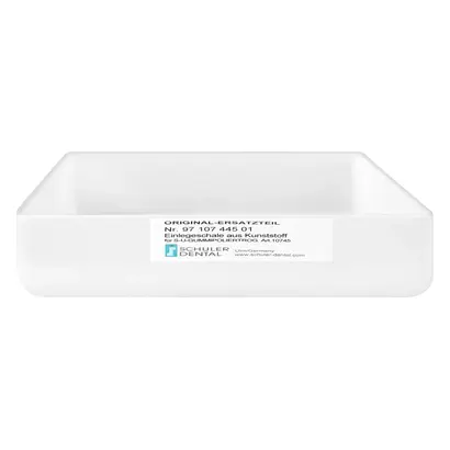 SCHULER-DENTAL Einlegeschale - Stück weiß, Kunststoff