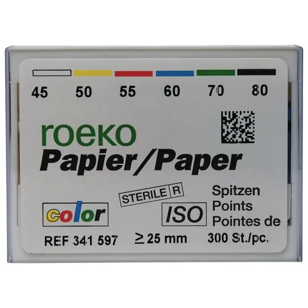 COLTENE roeko Papier Spitzen Color - Sortiment 300 Stück ISO 045-080