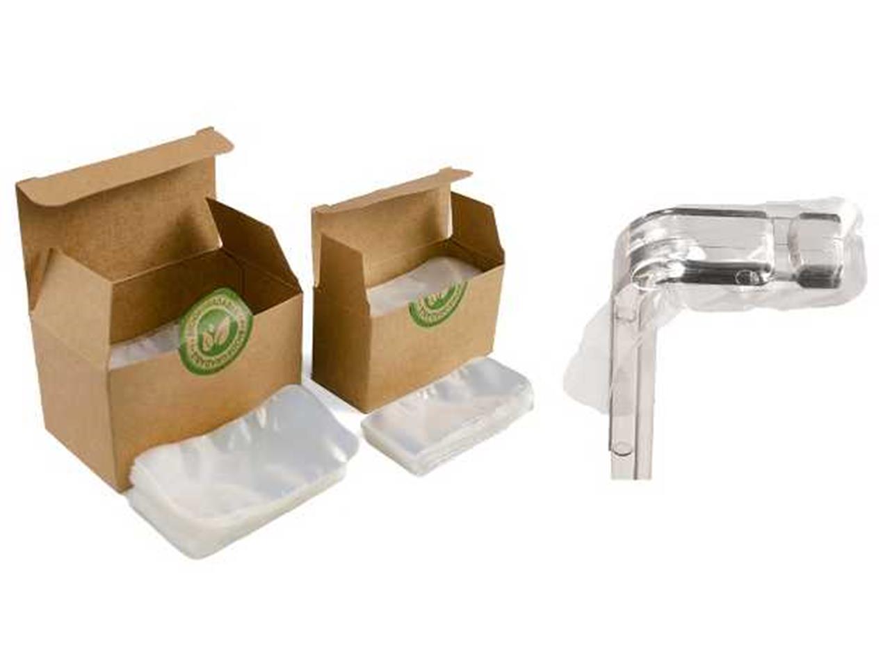 Hygieneschutzhüllen für Aufbiss, abgerundet, einzeln 3,5 x 6,5cm
