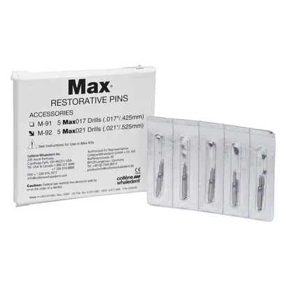 Coltene/Whaledent, Inc. MAX Pins 021 Drills violett Pa 5 Coltene/Whaledent, Inc. MAX Pins 021 Drills violett Pa 5