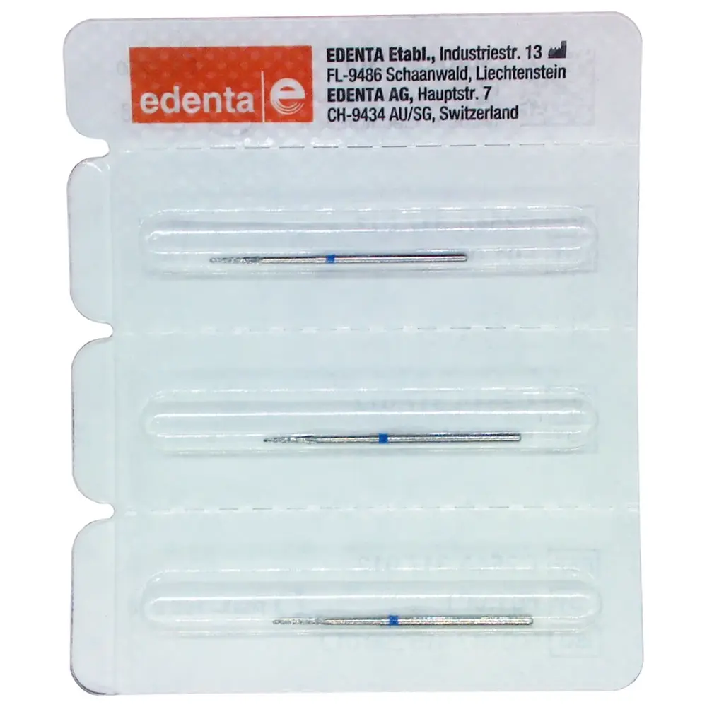 Edenta Chirurgie Knochenfräser C254A - Packung 3 Stück FG XXL, Figur 415 , 6 mm, ISO 012