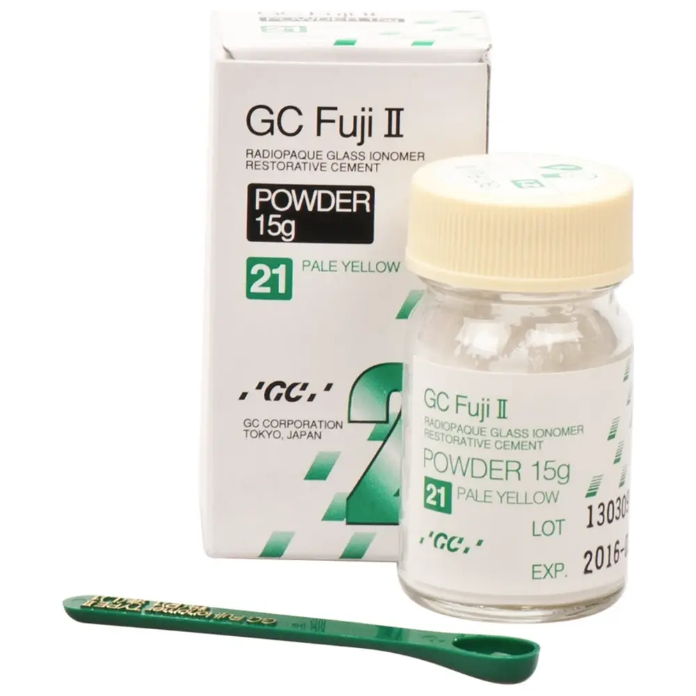 GC Fuji II - Packung 15 g Pulver blassgelb B1