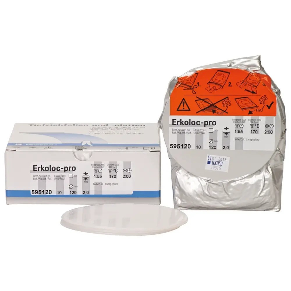 ERKODENT Erkoloc-pro - Packung 10 Stück Ø 120 mm, Stärke 2 mm