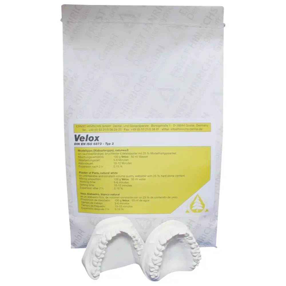 ERNST HINRICHS Velox® - Sack 25 kg Modellgips naturweiß