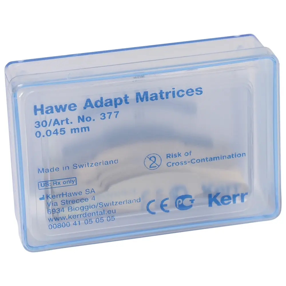 Kerr Adapt™ Matrizen - Nachfüllpackung 30 Stück Stärke 0,045 mm, Form 377