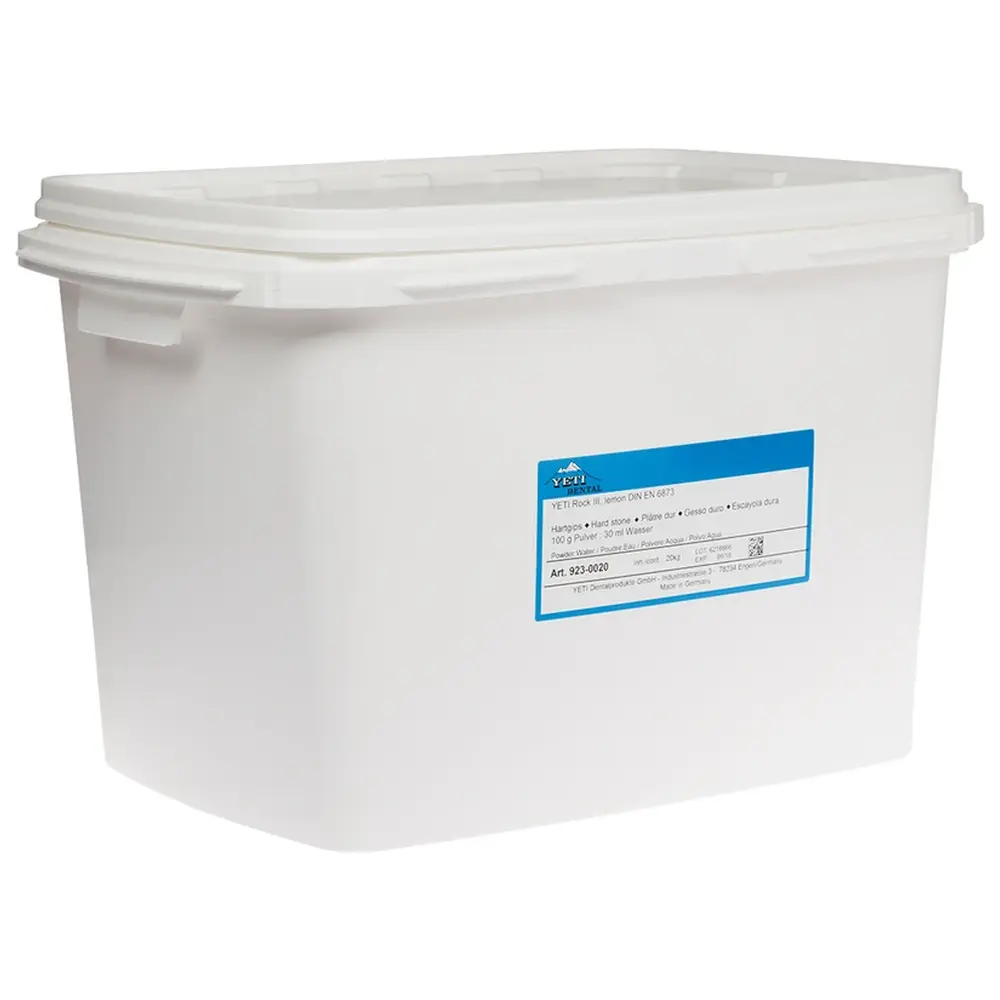YETI ROCK III lemon - Eimer 20 kg Gips