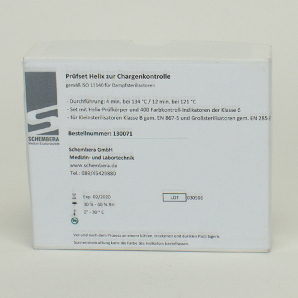 GX83385_Helix_Pruefset_400StreifenPruefkoerper_Pa Helix Prüfset 400Streifen+Prüfkörper Pa