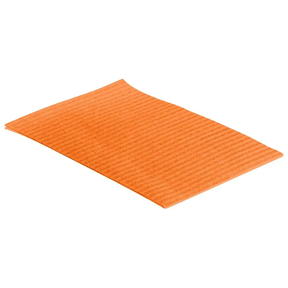 Unigloves Einmal-Patientenservietten - Packung 500 Stück orange, 33 x 45 cm