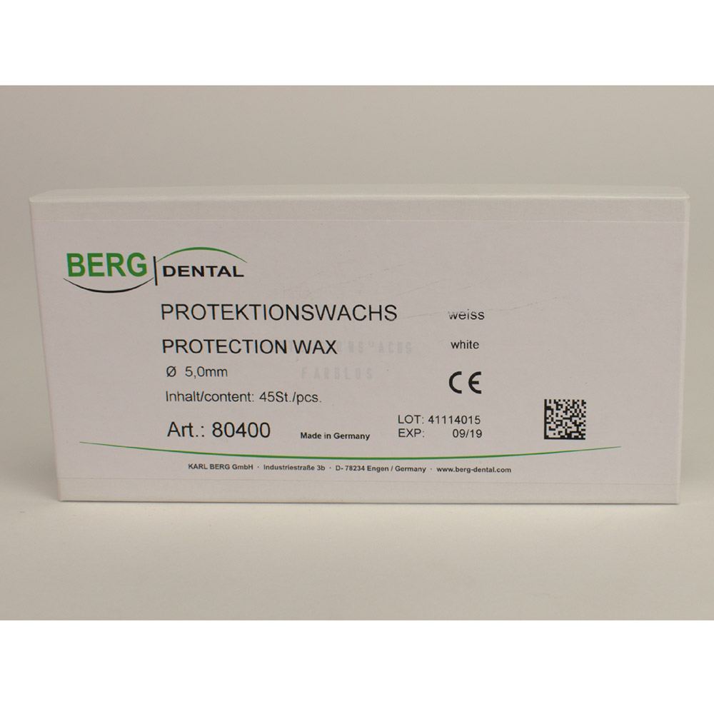 Protektionswachs weiß 5,0mm 45St