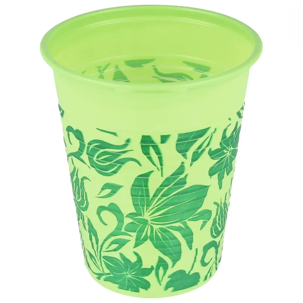 Euronda Monoart® Mundspülbecher Flower - Karton 1.000 Stück cedro, 180 ml
