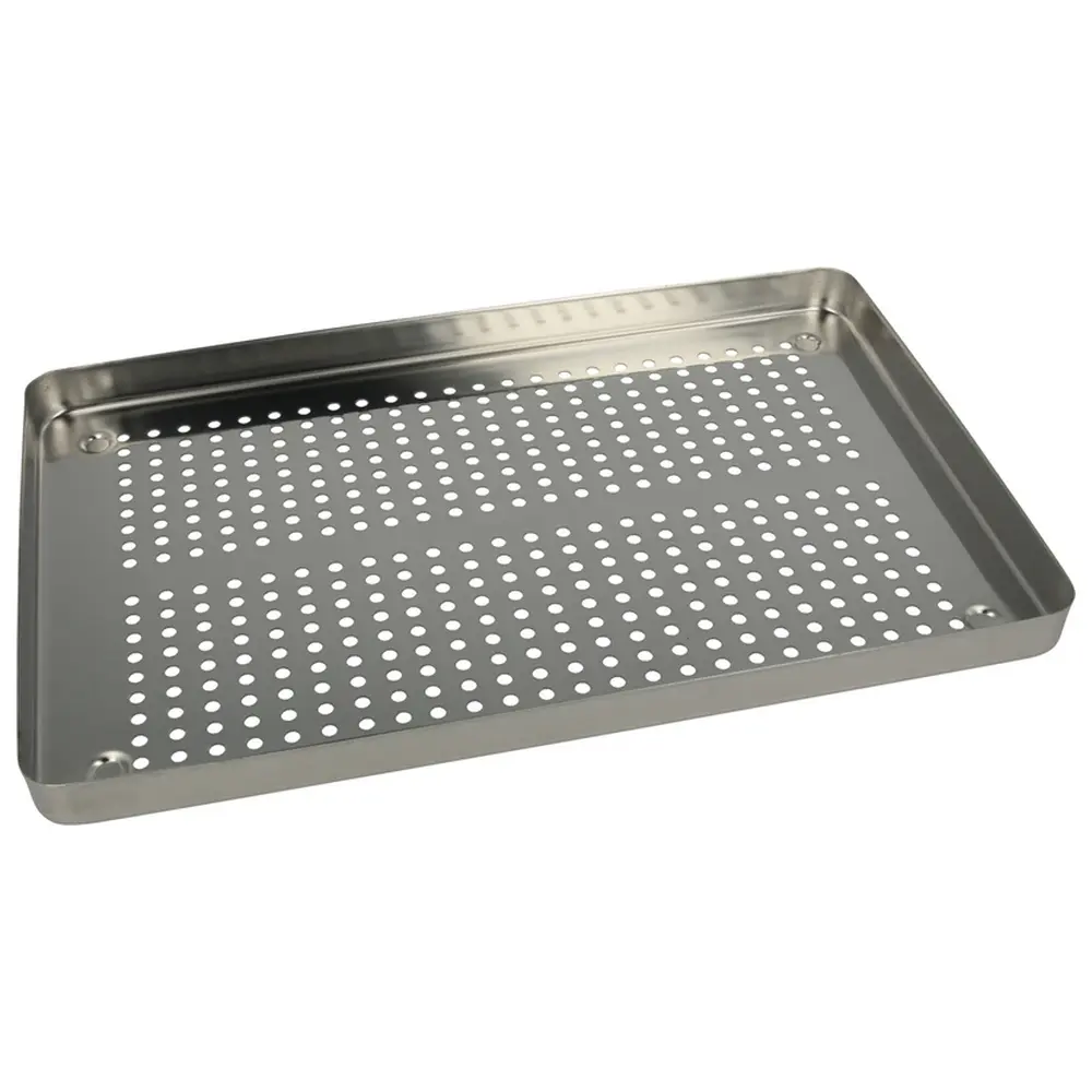 Euronda Norm-Tray Edelstahl - Stück Boden gelocht