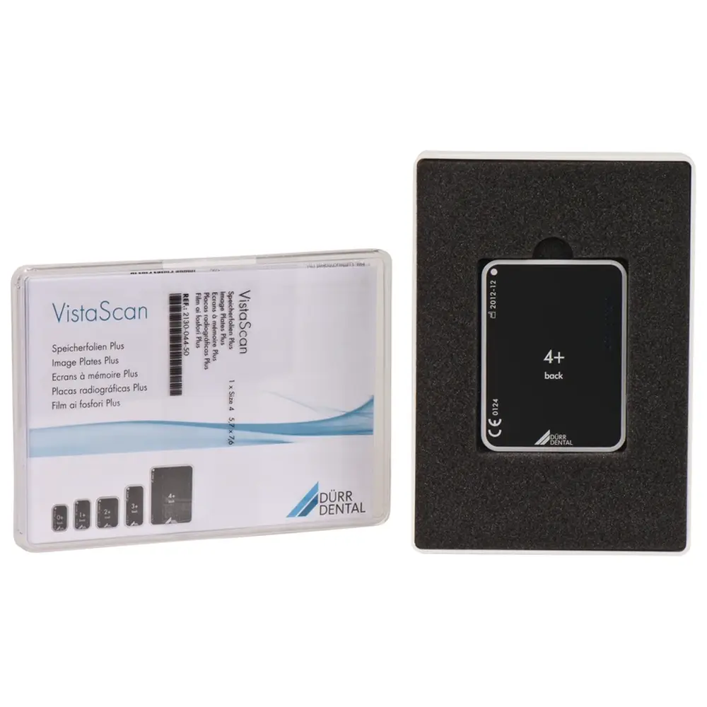 Dürr Dental Speicherfolien VistaScan Plus - Stück Speicherfolie Größe 4, (5,7 x 7,6 cm)