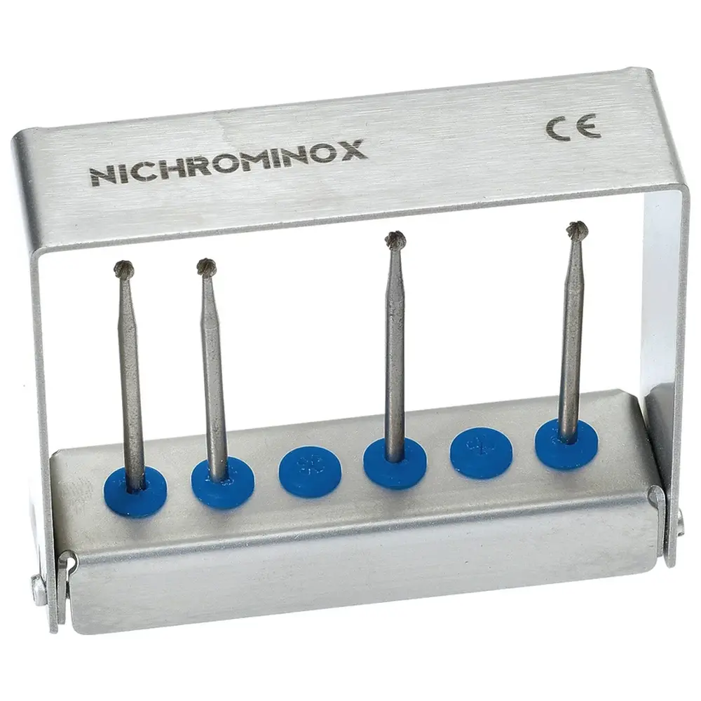 NICHROMINOX PLUG IN - Stück für 6 Instrumente blau, 7,5 x 2 x 6 cm