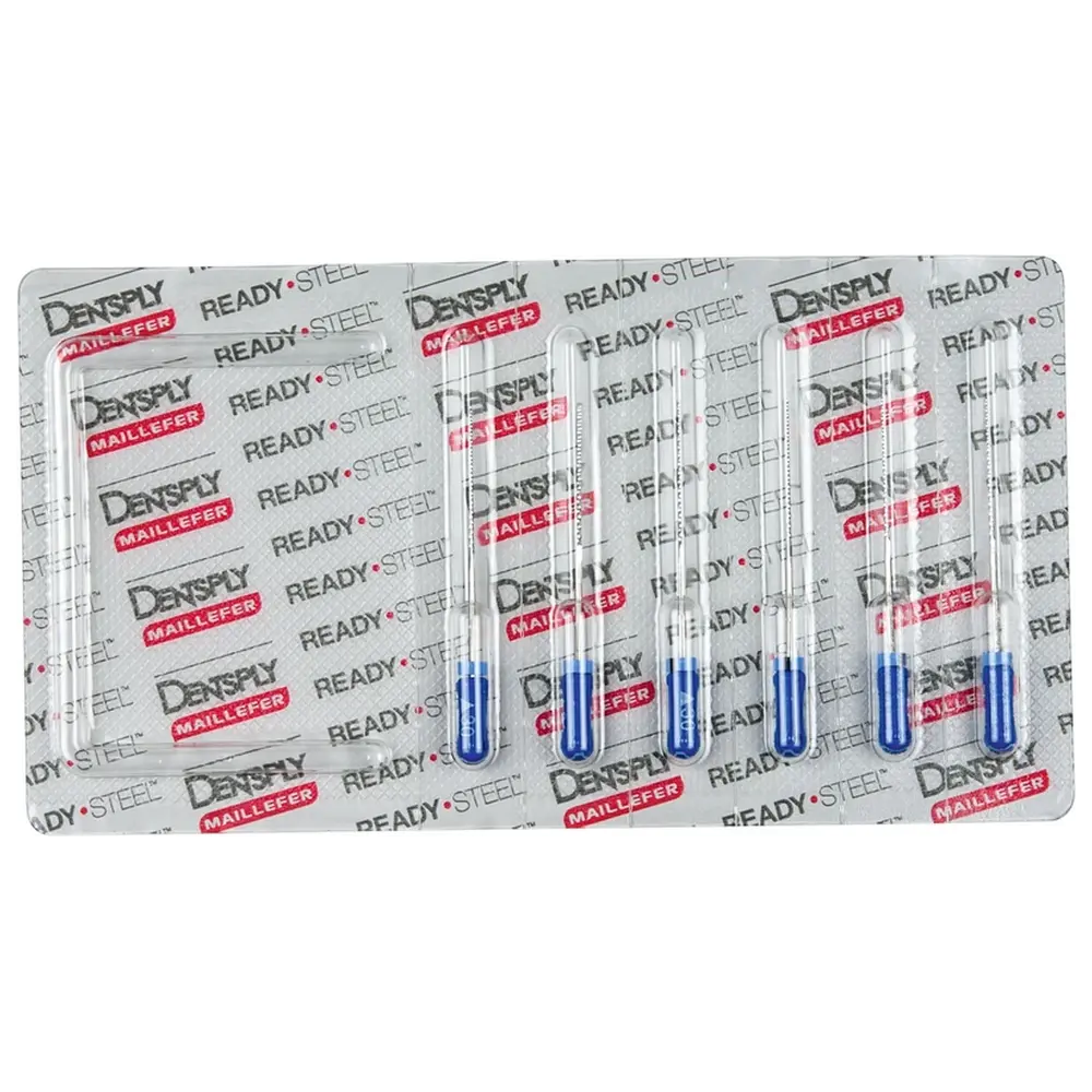 Dentsply Sirona READYSTEEL K-Reamers - Packung 6 Stück 31 mm ISO 030