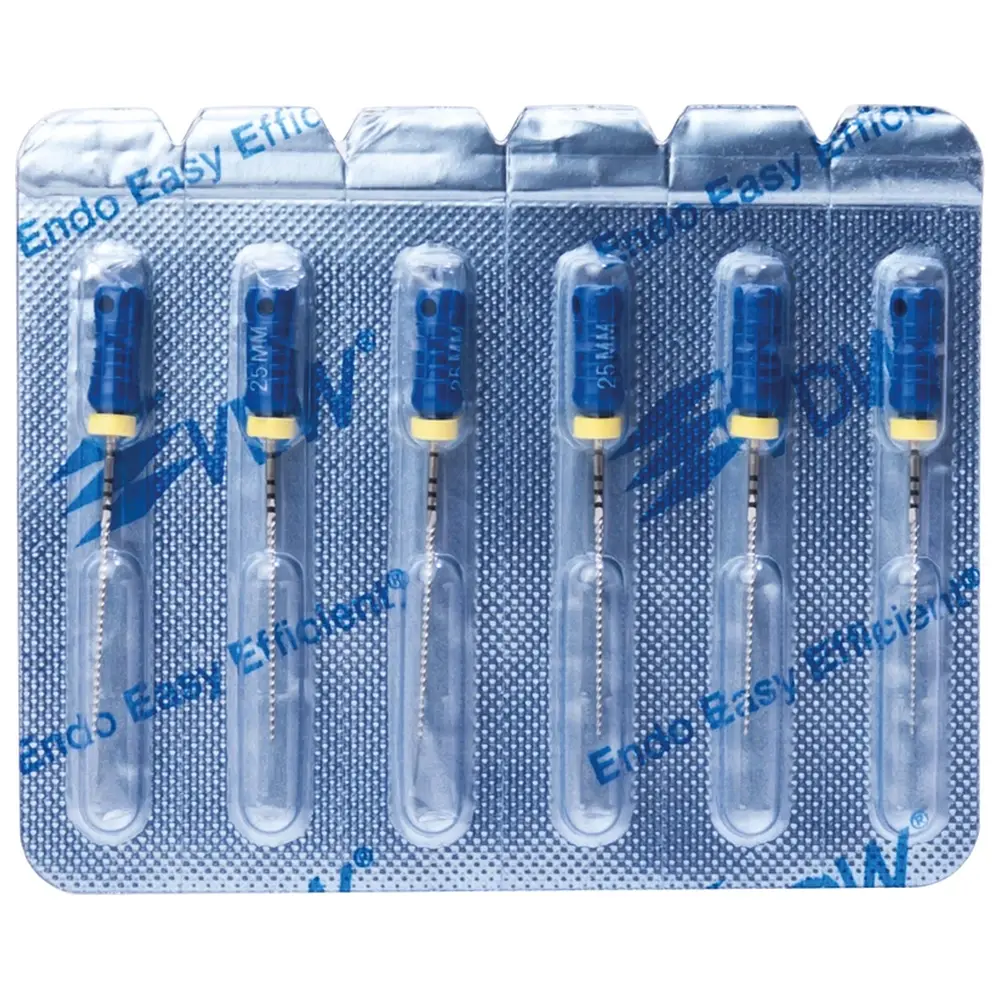VDW STERILE K-Feilen - Blisterpackung 6 Stück 25 mm ISO 030
