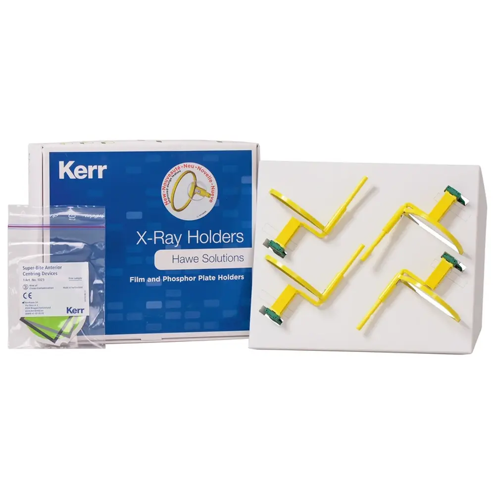 Kerr Super-Bite® - Packung 4 Filmhalter mit Ring Anterior, 1 Zentrierhilfe