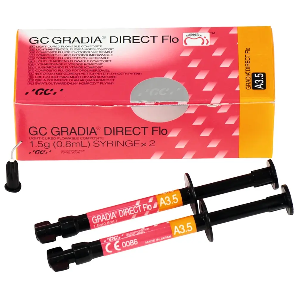 GC GRADIA® DIRECT Flo - Packung 2 x 1,5 g Spritze A3,5