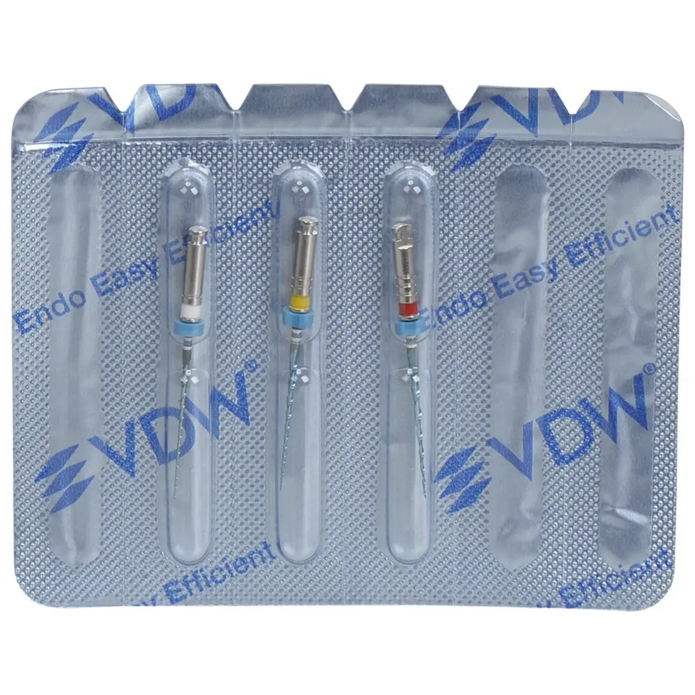 VDW.ROTATE™ NiTi Wurzelkanalfeilen - Packung 3 Stück 21 mm sortiert